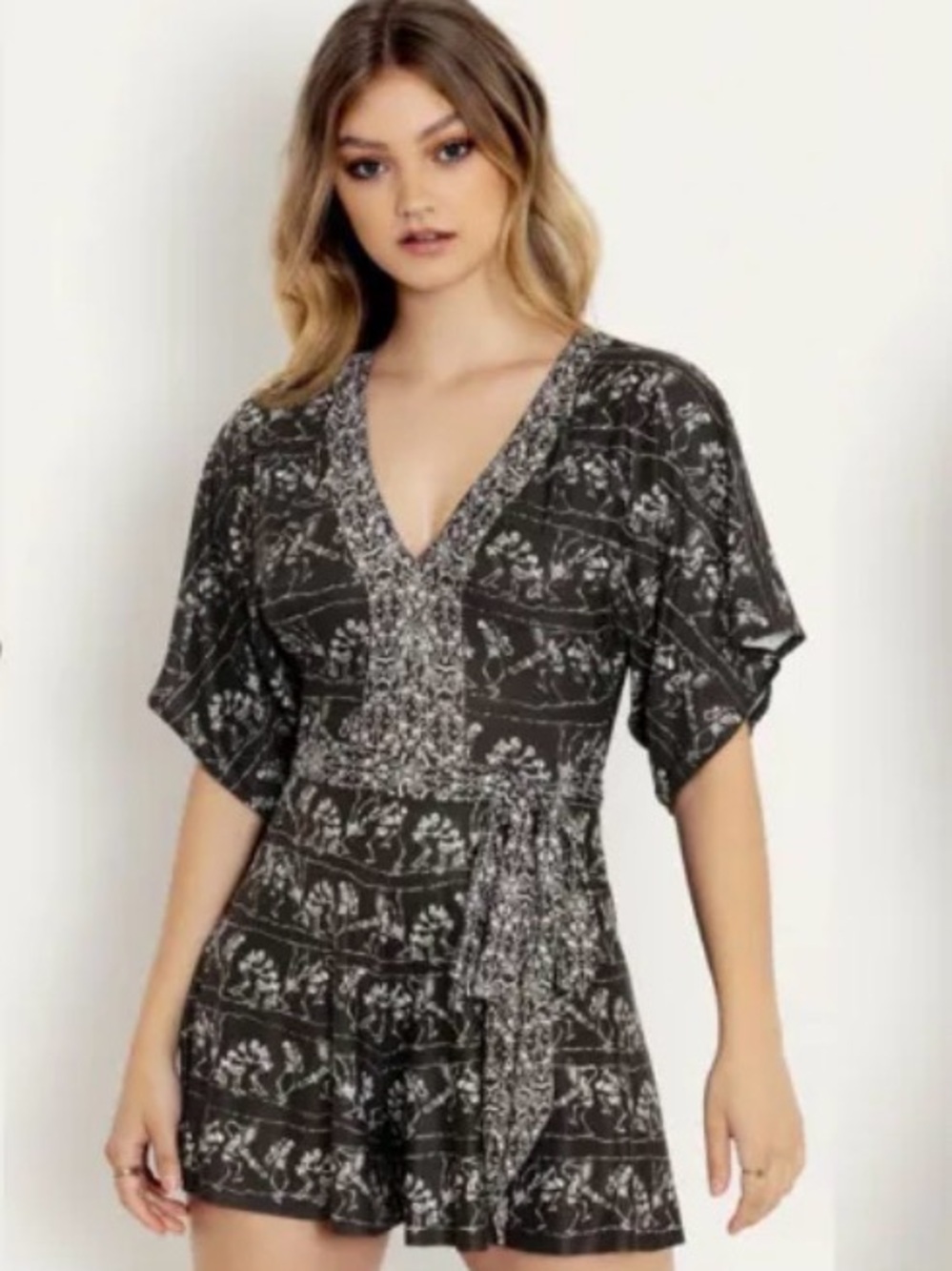 Blackmilk Rare Corpse Bride Playsuit